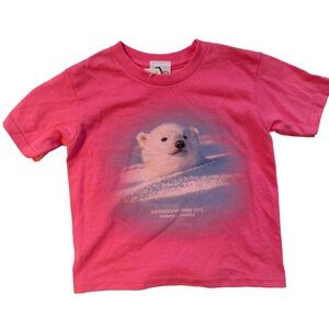 NWT Assiniboine Park Zoo Pink Polar Bear Shirt